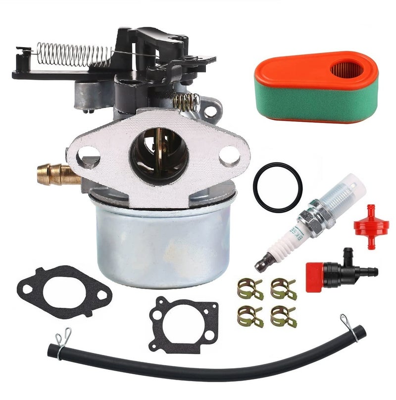 MDAIRC طقم حشوات فلتر خط الوقود كربوراتور mdairc لمحركات Briggs & Stratton 796608 111000 11P000 121000 12Q000 2700Psi 3000Psi 7.75Hp 8.75Hp 594287 799248 (591137 وفلتر) - Image 1